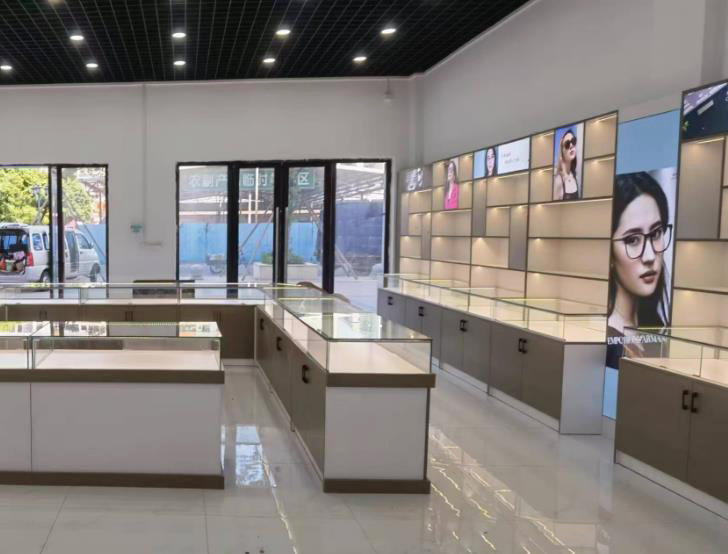 眼鏡店玻璃展示柜